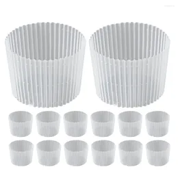 Take Out Containers 100 Pcs Plastic Cup Sleeve The Wedding Coffee Sleeves Delicate Home Supplies Flexible Bottle