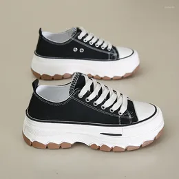 Casual Shoes 2024 Canvas Women Sneakers Platform Outdoor Comfortable Walking Flats Women's Vulcanize Zapatos De Mujer