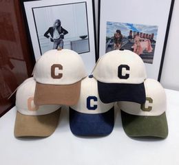 Luxury Designer baseball cap men039s and women039s winter trend ball cap fashion charm versatile simple letter boutique hat6480316