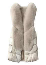 Fur Vest Women's Short Down Feather Imitation Slim Temperament Jacket Autumn And Winter Fashion Amatch 2111207890092