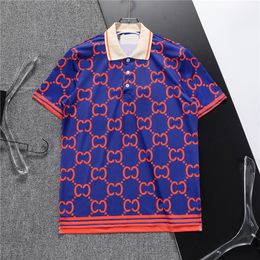 Designer Polo Shirts Mens Polos shirts men fashion Tees classic multiple Colour lapel short sleeves Plus Embroidery business casual Cotton breathab M-3XL#0154