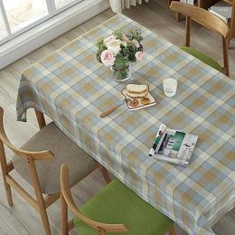 Table Cloth Chinese Classical Polyester Tablecloth Square Grid Household Dust-proof Antiskid Bedroom Coffee Black