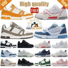 Designer Sneaker casual for Men Running Trainer Outdoor Shoe High Quality Platform Shoes Leather flat unisex comfortable luxury 36-45 bigsize 2024