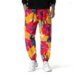 Men's Pants Stylish Floral Sweatpants 3D Print Vintage Man Joggers Gym Hiphop Trousers Mens Casual Sports Jogging Harajuku Streetwear