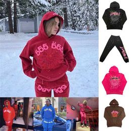 Mens Hoodies Spider Hoodie Designer Sweatshirt Man Hip-hop with Designs Womens Pink Sweatshirts k