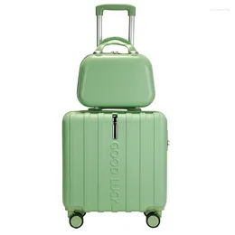 Suitcases Small Lightweight Luggage On Wheels Rolling Set Carry 18" 20" Suitcase Cabin Travel Bag