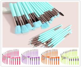 25pcs Professional Makeup Brushes Set Kit Foundation Contour Concealer Fluorescent Make Up Brush Eyeshadow Eyebrow Blush Cosmetic 7505965