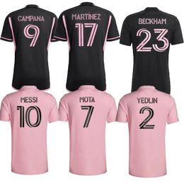 2023 2024 SUAREZ MesSIS Miami Soccer Jerseys CF MARTINEZ Matuidi HIGUAIN CAMPANA YEDLIN TAYLOR MLS 23 24 football shirt men kids kits Player Fans version adultS110