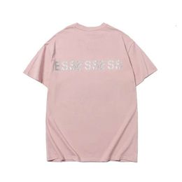 Essentialsclothing Designer T Shirt Summer Mens T Shirt ESS Reflective Short Sleeve Fashion Brand Womens Loose T-shirt Couple Street Hip Hop Short Sleeve 228