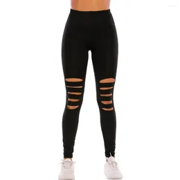 Women's Leggings Running Pants Quick Dry Mesh Net Yoga Black High Waist Elastic Fitness Slim Sport Gym For Women Trousers