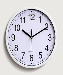 Wall Clocks Silent Clock Home Office Decor Watch White Black Red Fashion Round Style V15968901