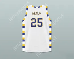 CUSTOM NAY Mens Youth/Kids BEN 'BENJI' WILSON 25 SIMEON CAREER ACADEMY WOLVERINES WHITE BASKETBALL JERSEY TOP Stitched S-6XL