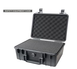 280x240x130mm Safety Equipment Case Tool Box Impact Resistant Safety Case Suitcase Toolbox File Box Camera Case with Precut Foam6341206