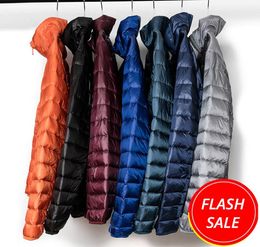 2020 New Winter Fashion Brand Ultralight Duck Down Jacket Mens Packable Streetwear Feather Coat Waterproof Warm Men Clothes C10012265780