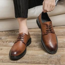 Dress Shoes Italian Men's Square Toe Laces Business Oxford Derby Formal Wedding