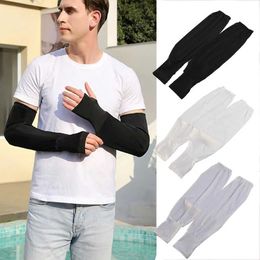 Sleevelet Arm Sleeves Summer Sunscreen sleeves arm length cold womens protectors solar covers outdoor comics Q240430