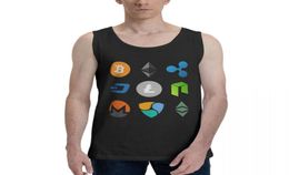 Men039s Tank Tops Top Shirt Cryptocurrency Collection 1 Humour Graphic Coin Vest Men Set Funny Sleeveless Garment7977653