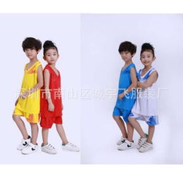 Basketball Jerseys Dog Carrier 2020 New Children's Suit Set for Primary and Secondary School Students Competition Jersey Class Uniform Personalization