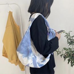 Bag Spring Women Canvas Hobos Handbags Casual Fashion Ladies Messenger Sky Blue Female Shopping Shoulder Bags Small Tote