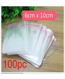 Durable 100PC Selfadhesive Clear Cellophane Bag Self Sealing Small Plastic Bags for Candy Packing Cookie Packaging Bag Pouch2056649