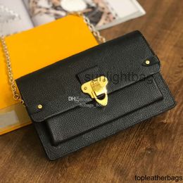 Lvse Bags Lvity top-quality High Shoulder Women Lmitation Designer Chain Bag VAVIN Genuine Leather Shoulder Bag 19CM XJKE