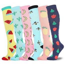 Socks Hosiery Compression Socks Women Medical Varicose Edoema Tight Fitting Socks Blood Circulation Nurse Stockings Kn Length Pregnancy New Y240504