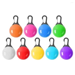 Dog Apparel Luminous Pet Pendant LED Anti Loss Flash Jewellery Night Safety Waterproof Bell Cat