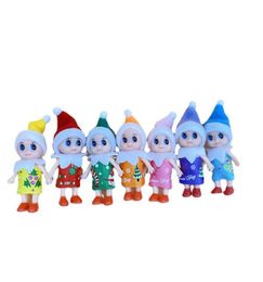 Christmas Toddler Baby s with Movable Arms Legs Doll House Accessories Baby Elves Toy For Kids4254767