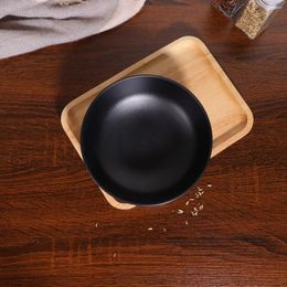 Dinnerware Sets A5 Melamine Tableware Bowl Noodles Style Ramen Black Porcelain Imitation Noodle Container For Home (Only 1pc)