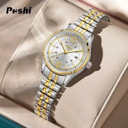 Wristwatches Women es Luxury Fashion Ladies Quartz Waterproof Woman Wrist with Date Girlfriend Gift 2024 H240504