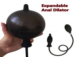 New Inflatable Butt Plugs Expandable Anal Dilator Massager Inflate Anal Plug Anus Dildos Buttplug Sex Toy for Men Woman Gay D181111607694