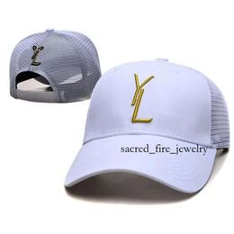 Ysl Designer Cap Luxury Designer Hat New Ball Ysl Cap Classic Brand Gym Logo Y Sports Fitness Versatile Gift Fashion Popular Luxury Fashion 823