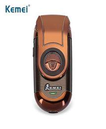 Kemei kmQ788 Portable Electric Shaver 3D Double Floating Rechargeable Beard Razor Reciprocating Shaver Travel Supply for Men3542147