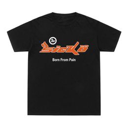 Arrivals SICKO Born From Pain T Shirt 100 Cotton T Hip Hop Tee O Neck Street wear West Tops 220520 295t