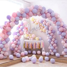 Party Decoration 200pcs Macaron Balloons Birthday Decorations Kids/Adult Latex/Pastel Balloon Arch Baby Shower Wedding