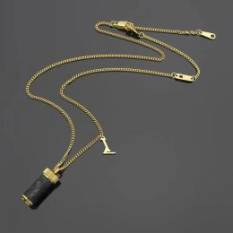 Luxury Designer Necklace Women Stainless Steel Gold Chain Necklaces Fashion Couple Jewelry Gifts for Woman Accessories Wholesale 2024