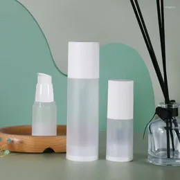 Storage Bottles 15/20/30/50/80/100ML Small Volume Refillable Bottle Liquid Lotion Airless Vacuum Plastic Travel Cosmetic Container 10Pcs