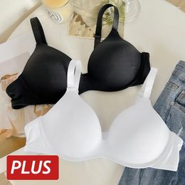 Bras Plus Size Women Seamless Deep V Neck Sexy Brassiere Adjustable Strap Underwear For Female Ladies Push Up Intimates Lingerie