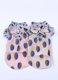 Small Dog Cat TShirt Stars Strap Design Dog Shirts SpringSummer Clothing Apparel 5 Sizes 2 Colours4337733
