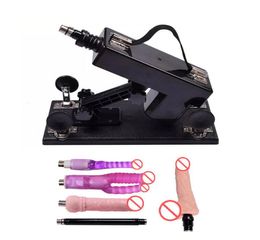 Electric Sex Vibration Machine With Dildo Accessories Female Masturbation Device Adult Sex Toys for Woman 6cm Retractable3178788