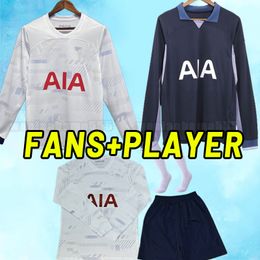 Long sleeve 23 24 totten ham SON BERGWIJN Soccer Jerseys 2023 RICHARLISON PERISIC LENGLET REGUILON KULUSEVSKI BENTANCUR RICHARLISON KANE fans player version