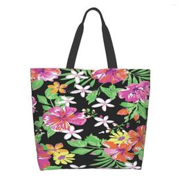 Shopping Bags Women Shoulder Bag Summer Hawaiian Large Capacity Grocery Tote For Ladies