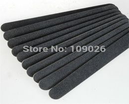 Whole100pcs 100180 Black straight Nail File For Acrylic UV GEL Nail Manicure Tools 3287671