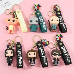 Designer Keychains men accessories keyrings for men Cartoon animation silicone keychain hanging bag small doll car backpack keychain pendant