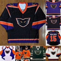 CeoA3740 AHL Philadelphia Phantoms Jerseys Claude Giroux David Hallock Frank Bialowas Jesse Breris Sean McCosh Sullivan Road Custom Hockey Jersey