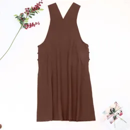 Party Dresses Summer Casual Women's Calf-length For Streetwear Maxi Dress Women Solid Colour Vintage Cotton Linen