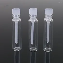 Storage Bottles 100pcs/lot 1ml 2ml 3ml Glass Perfume Bottle Vial Mini Sample Vials Cosmetic Container For Perfumes Packing