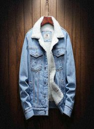 Giacche jean invernali da uomo esterno cappotti di denim caldo nuovo uomo rivestimento di lana di grande dimensione giacche invernali più spesse invernali più taglia XS6XL Y216072551