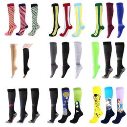 Socks Hosiery New Compression Stockings For Men Women Can Effectively Relieve Varicose Veins Blood Circulation Pregnancy Edoema Diabetes Y240504