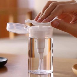 Storage Bottles Press Type Makeup Removal Water Bottle Pressing Beauty Toner Nail Wash Travel Portable